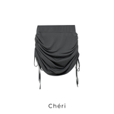 Side gather pants skirt