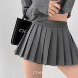 Structured pleats pants skirt
