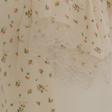 FLORAL LACE ROOM WEAR