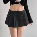 Ribbon pleats skirt