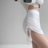 Side gather pants skirt