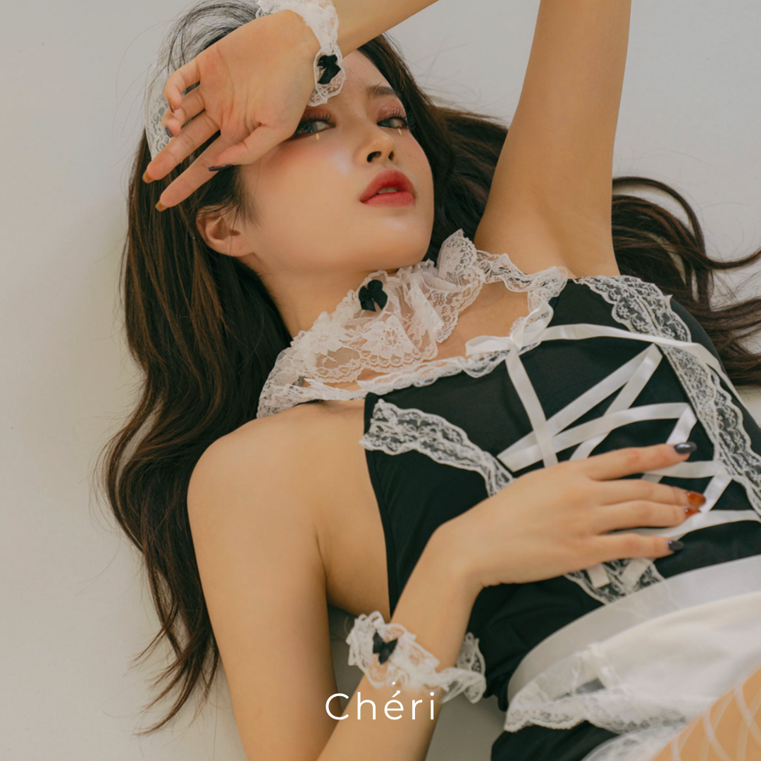 メイドワンピースベビードール8点セット[FREE] – Chéri