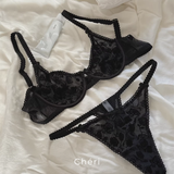 ノワールロゼブラショーツセット[A-I CUP]