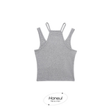 하늘｜Layered tank top