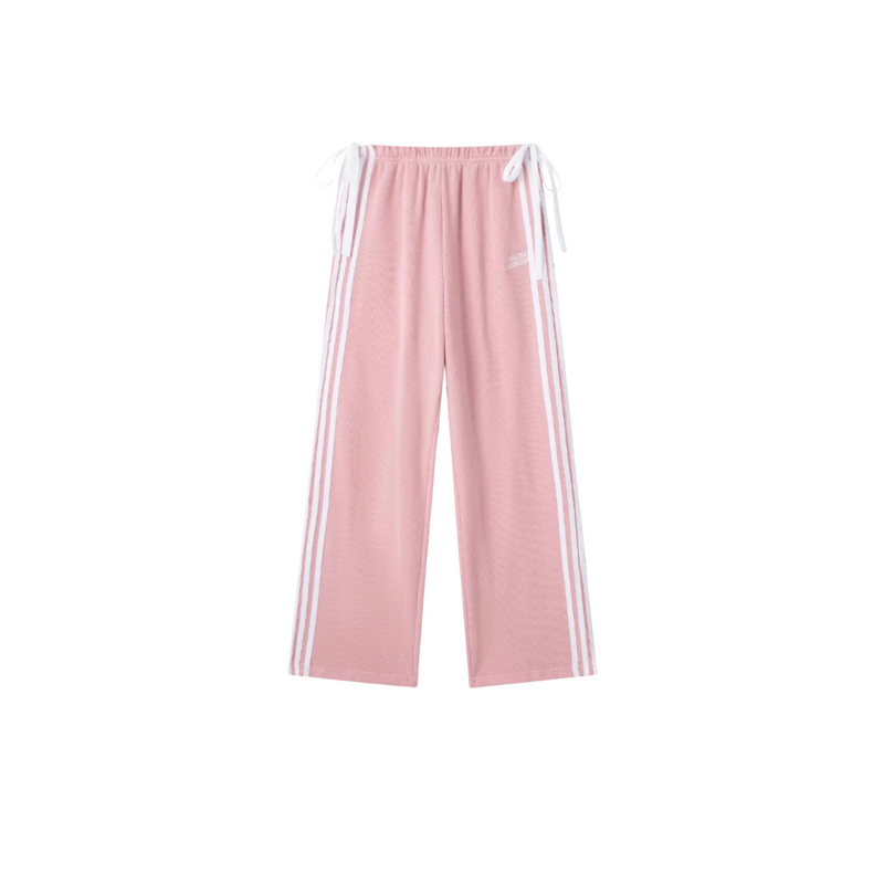 하늘｜Side ribbon long pants