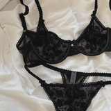 ノワールロゼブラショーツセット[A-I CUP]