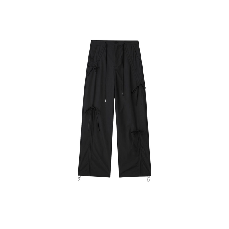 하늘｜Y2K Ribbon cargo pants