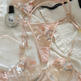 フルールエンブロイダリーブラショーツセット[A-I CUP]