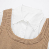 하늘｜Knit shirts layered long sleeve