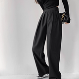 Tuck wide pants